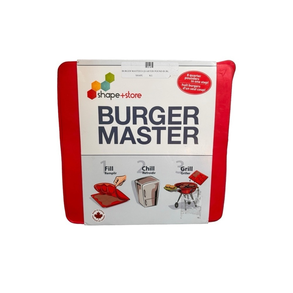 Shape + Store Burger Master Burger Press and Freezer Container